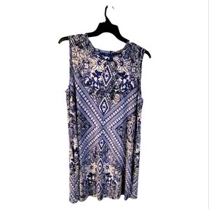 Apt. 9 XXL Tank‎ Dress p2p 21 length 37 Pockets! Spandex Polyester